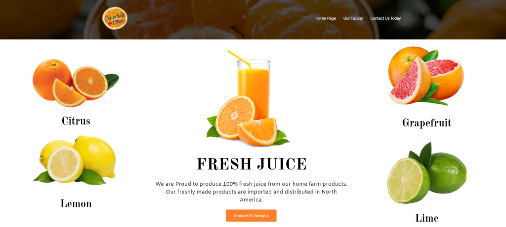 Canadian Citrus website